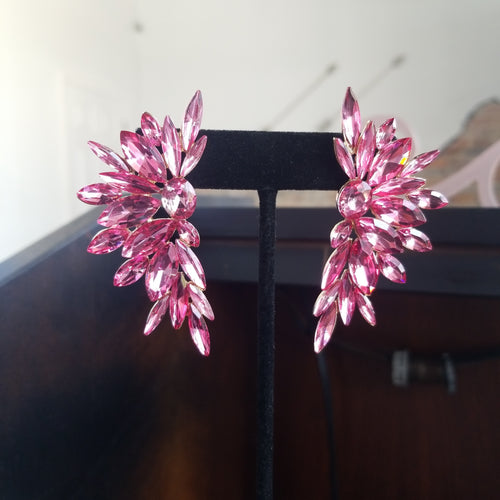 Rose Angel Wing Earrings