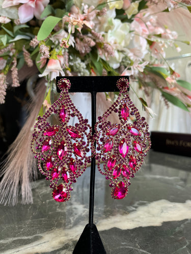 Marquise Accent Crystal Rhinestone Earrings