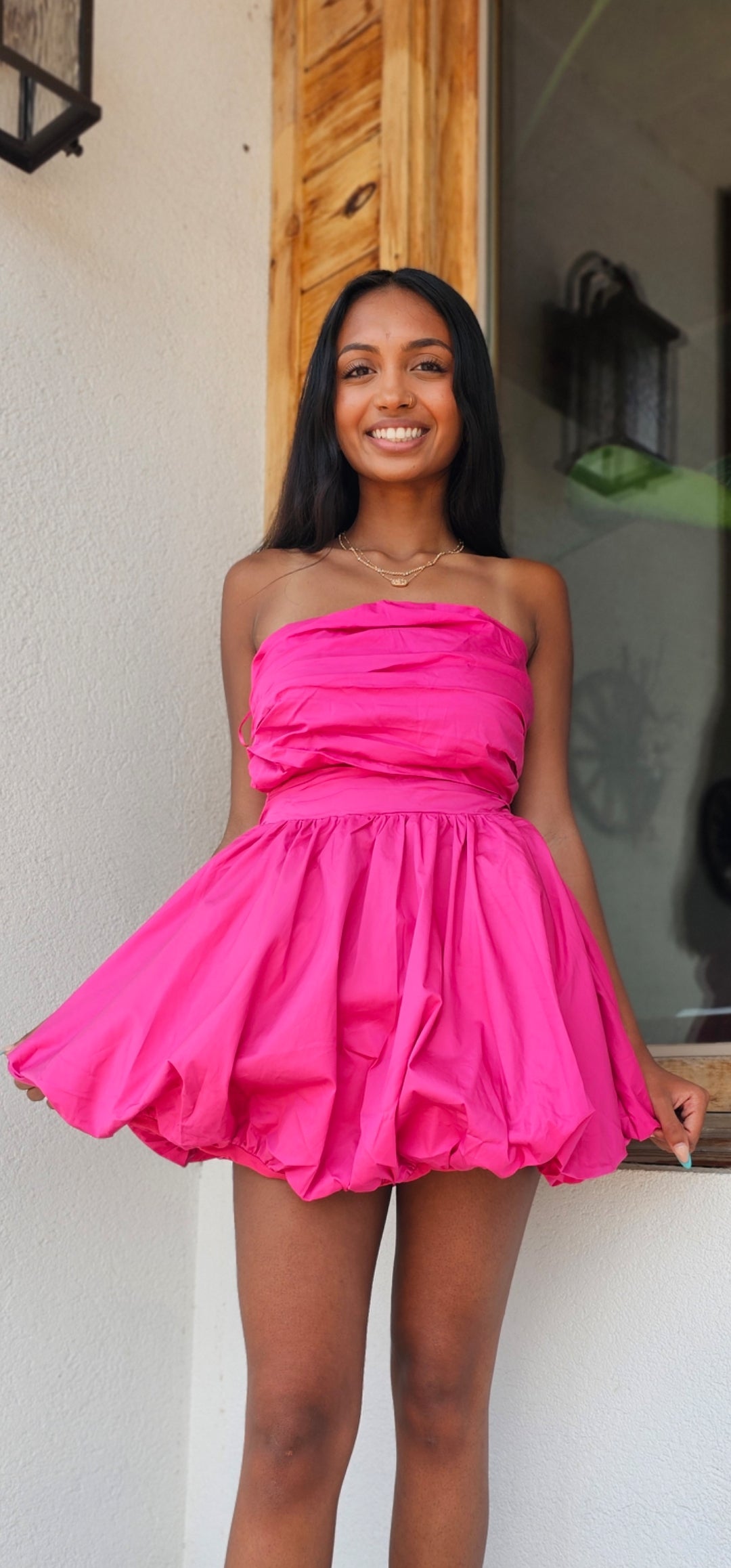 Bubble Hem Tube Mini Dress G. Marie's Bubble Hem Tube Mini Dress G. Marie's