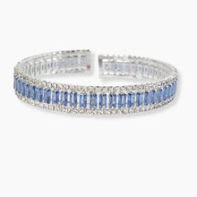 Load image into Gallery viewer, Baguette Rhinestone Cuff Bracelet