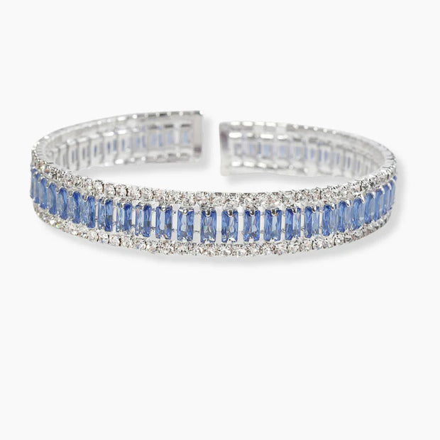 Baguette Rhinestone Cuff Bracelet