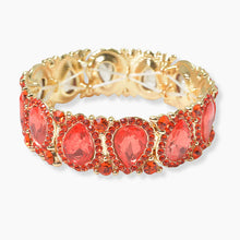 Load image into Gallery viewer, Teardrop Rhinestone Stretch Bracelet