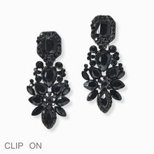 Load image into Gallery viewer, Multi Shape Rhinestone Clip On Earring