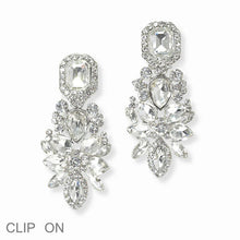 Load image into Gallery viewer, Multi Shape Rhinestone Clip On Earring