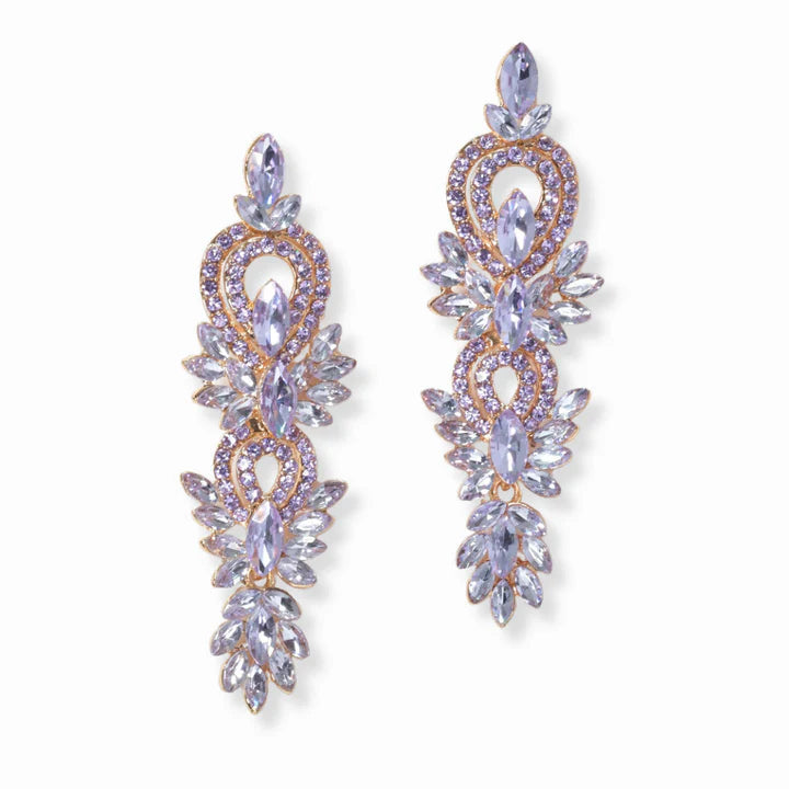 Multi Shape Rhinestone Earring