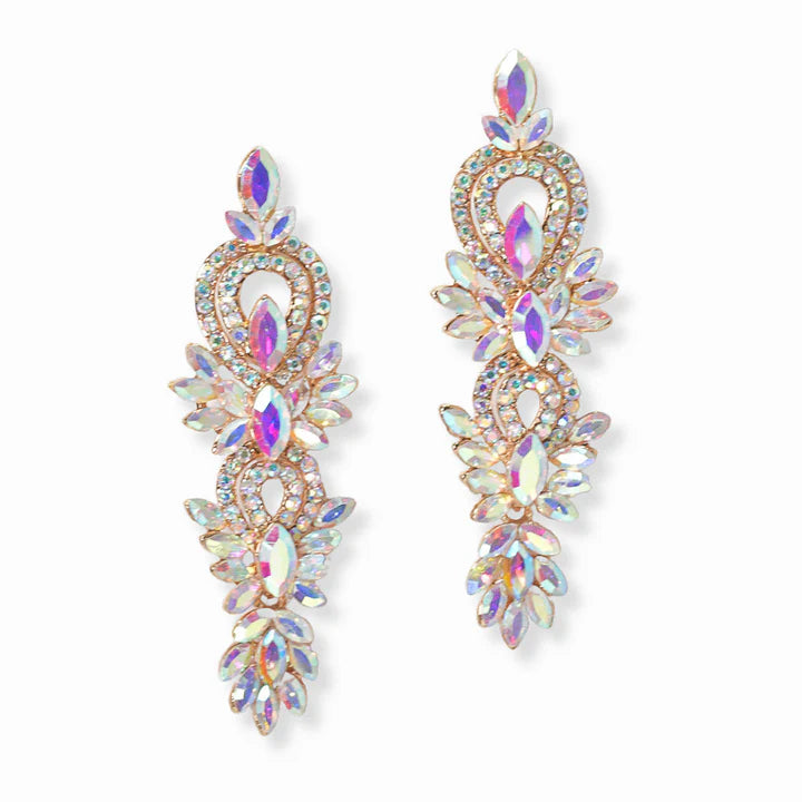 Multi Shape Rhinestone Earring