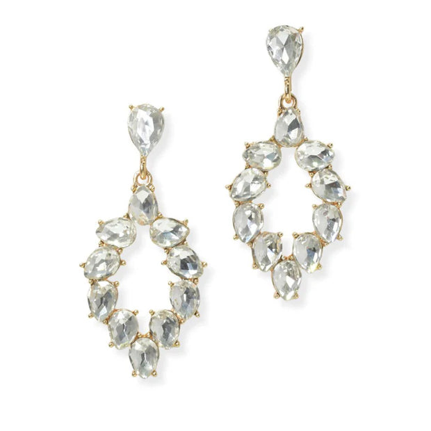 Teardrop Accent Earring