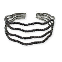 Load image into Gallery viewer, Pave Rhinestone Cuff Bracelet