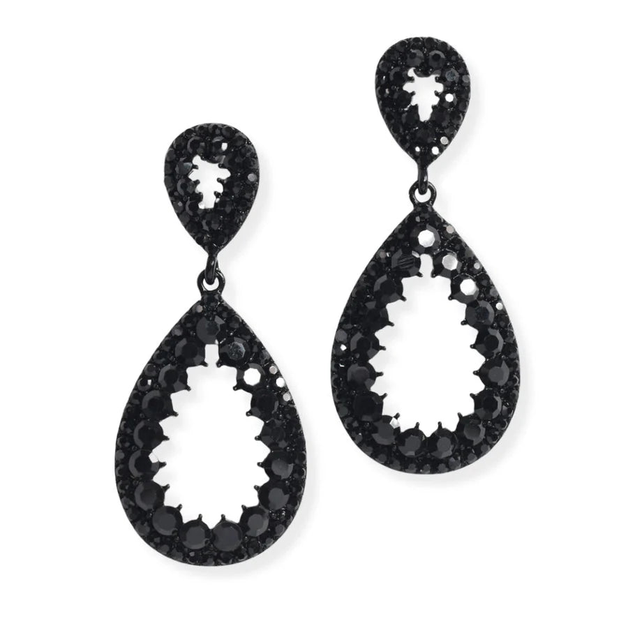 Crystal Rhinestone Teardrop Dangle Earring
