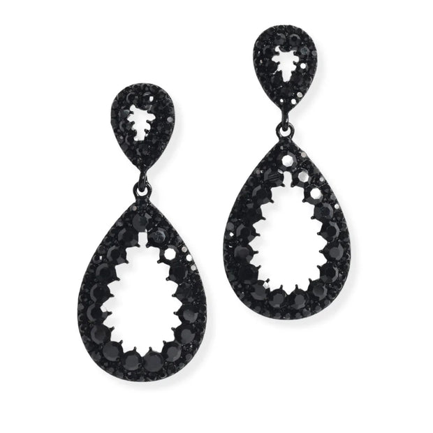Crystal Rhinestone Teardrop Dangle Earring
