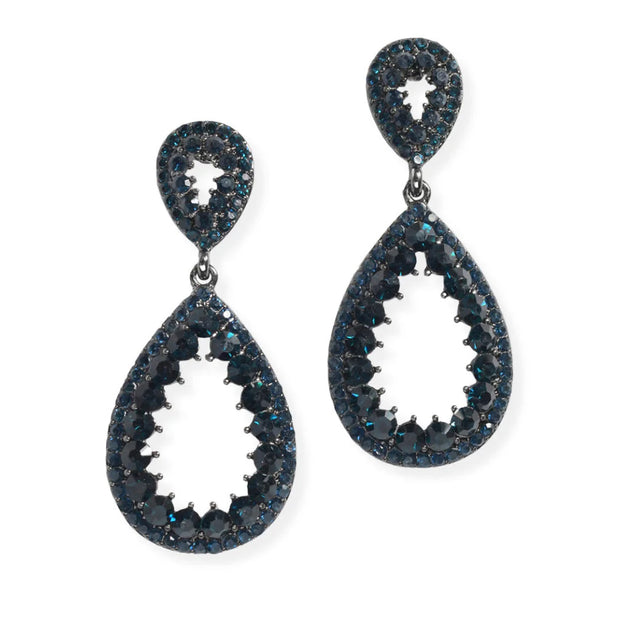 Crystal Rhinestone Teardrop Dangle Earring