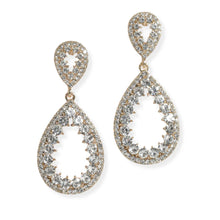 Load image into Gallery viewer, Crystal Rhinestone Teardrop Dangle Earring