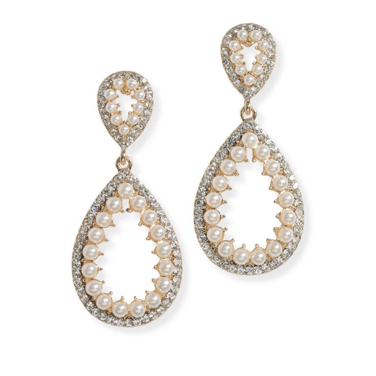 Crystal Rhinestone Teardrop Dangle Earring