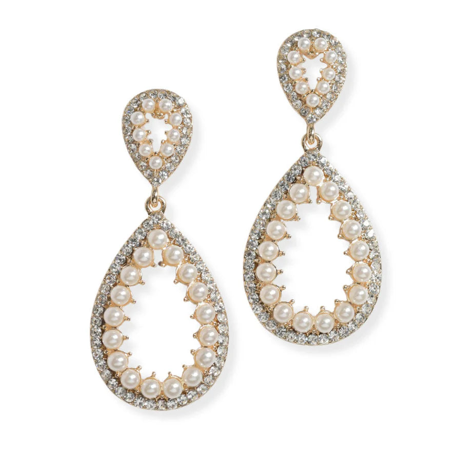 Crystal Rhinestone Teardrop Dangle Earring