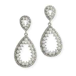 Crystal Rhinestone Teardrop Dangle Earring