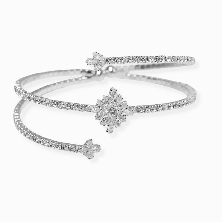 Floral Crystal Bracelet