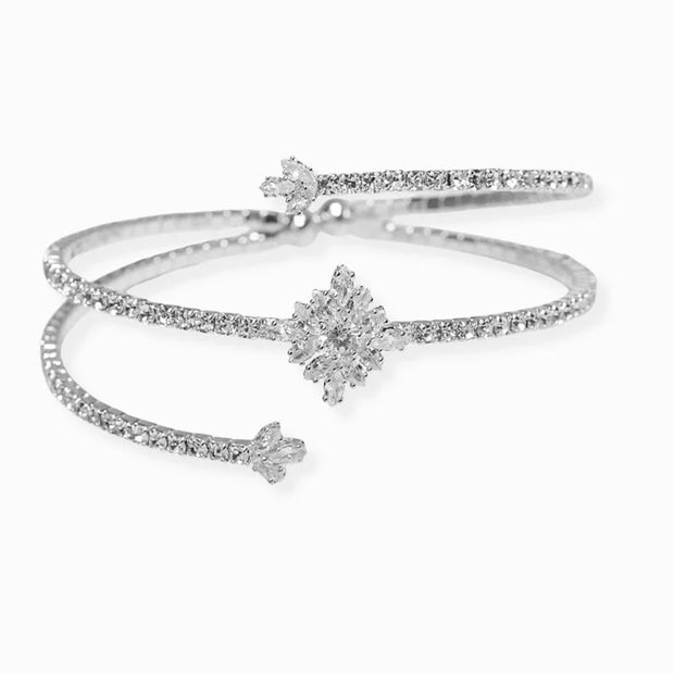 Floral Crystal Bracelet