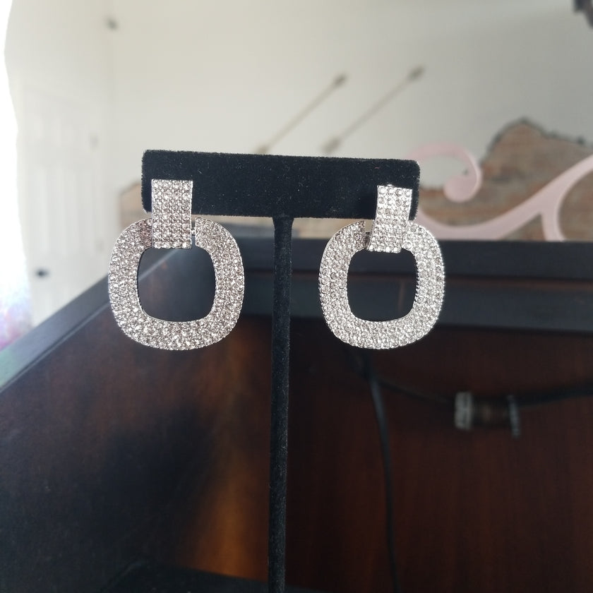 Square Doorknocker Earrings