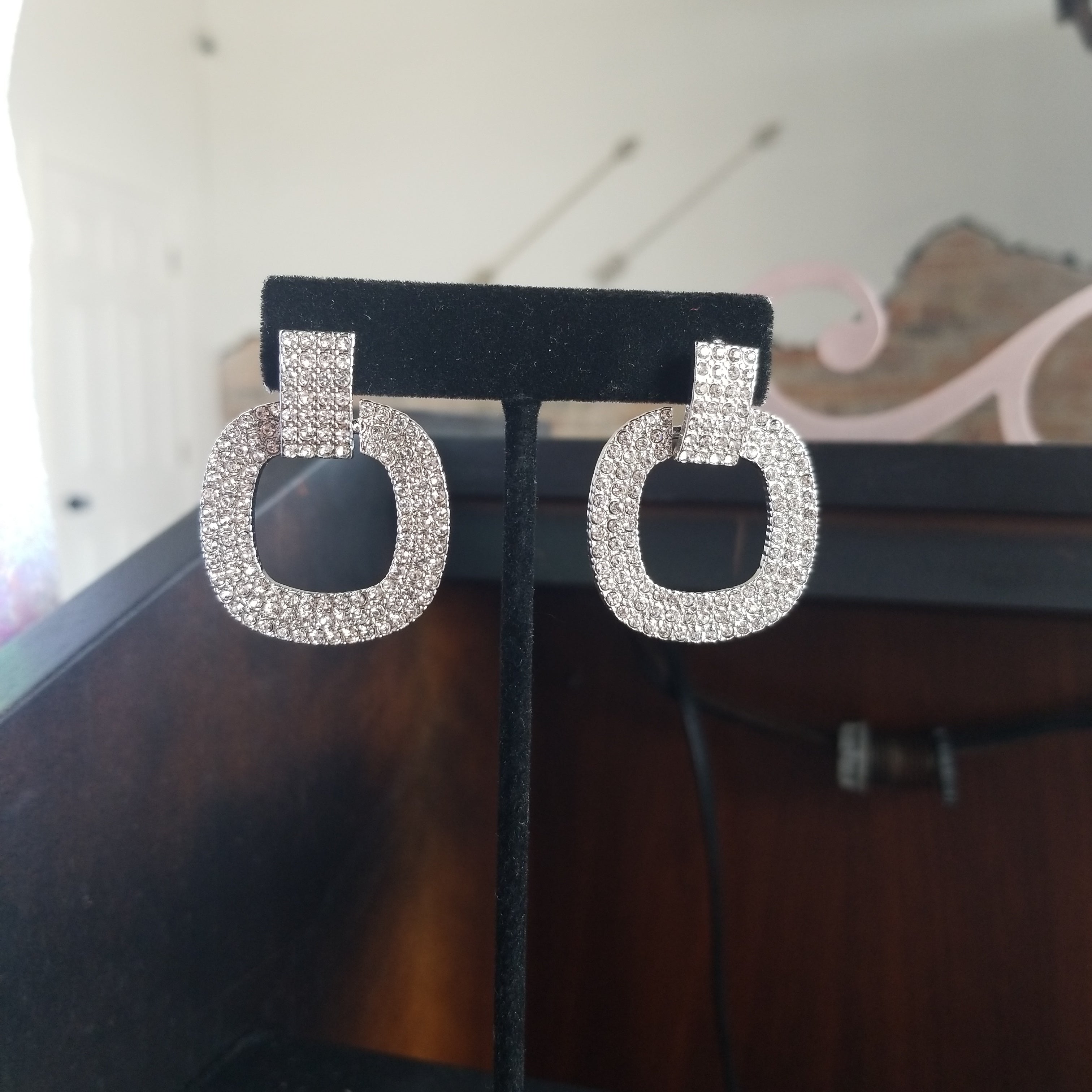 Square Doorknocker Earrings