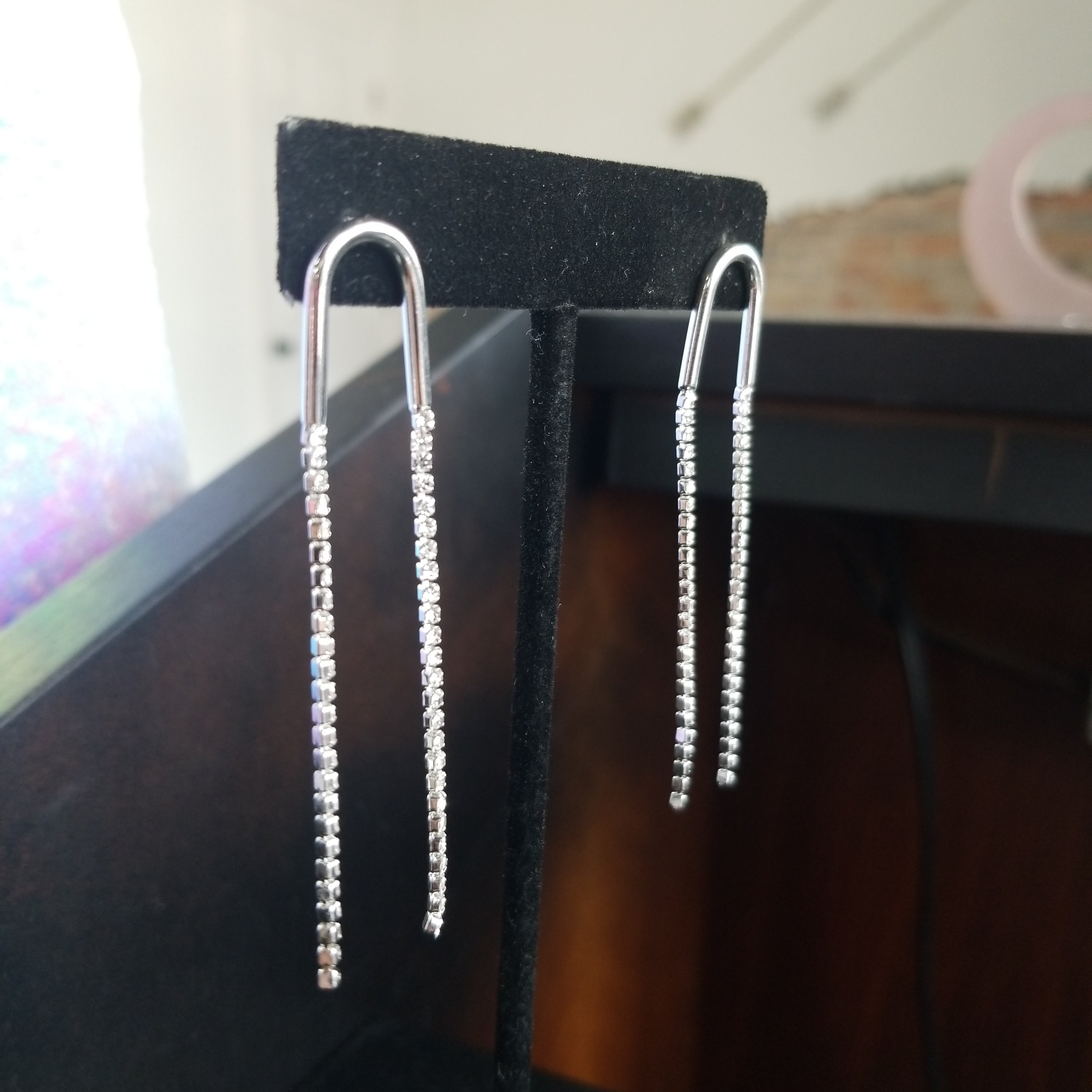 U Shape Tassel Earrings