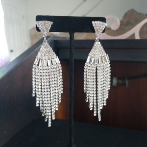 Crystals Chandelier Earrings