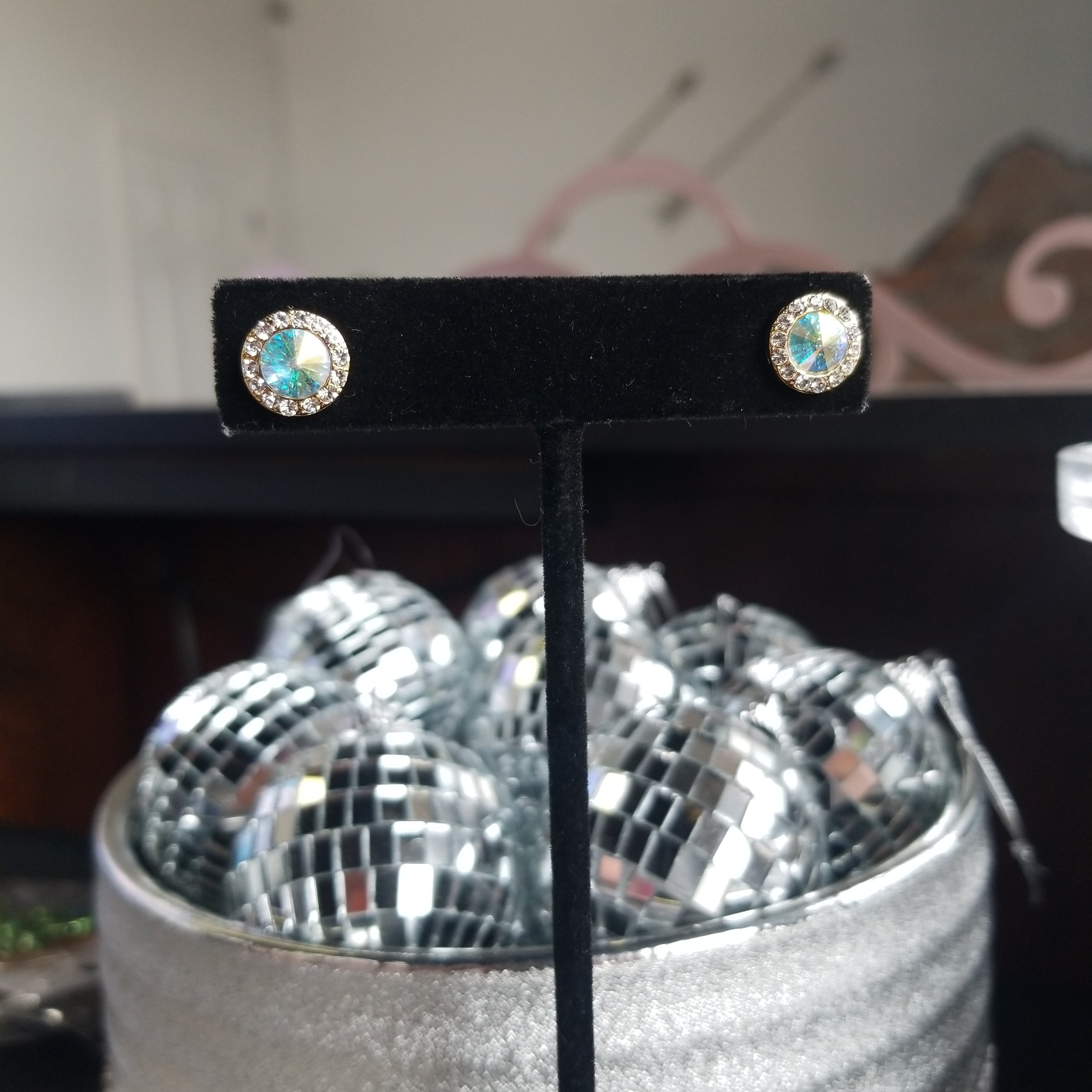 AB Crystal Rivoli Baby Studs