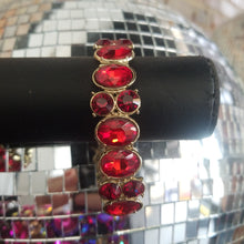 Load image into Gallery viewer, Red/Gold Oval Bracelet