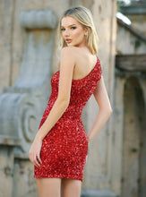 Load image into Gallery viewer, Aria Sequin Mini Red