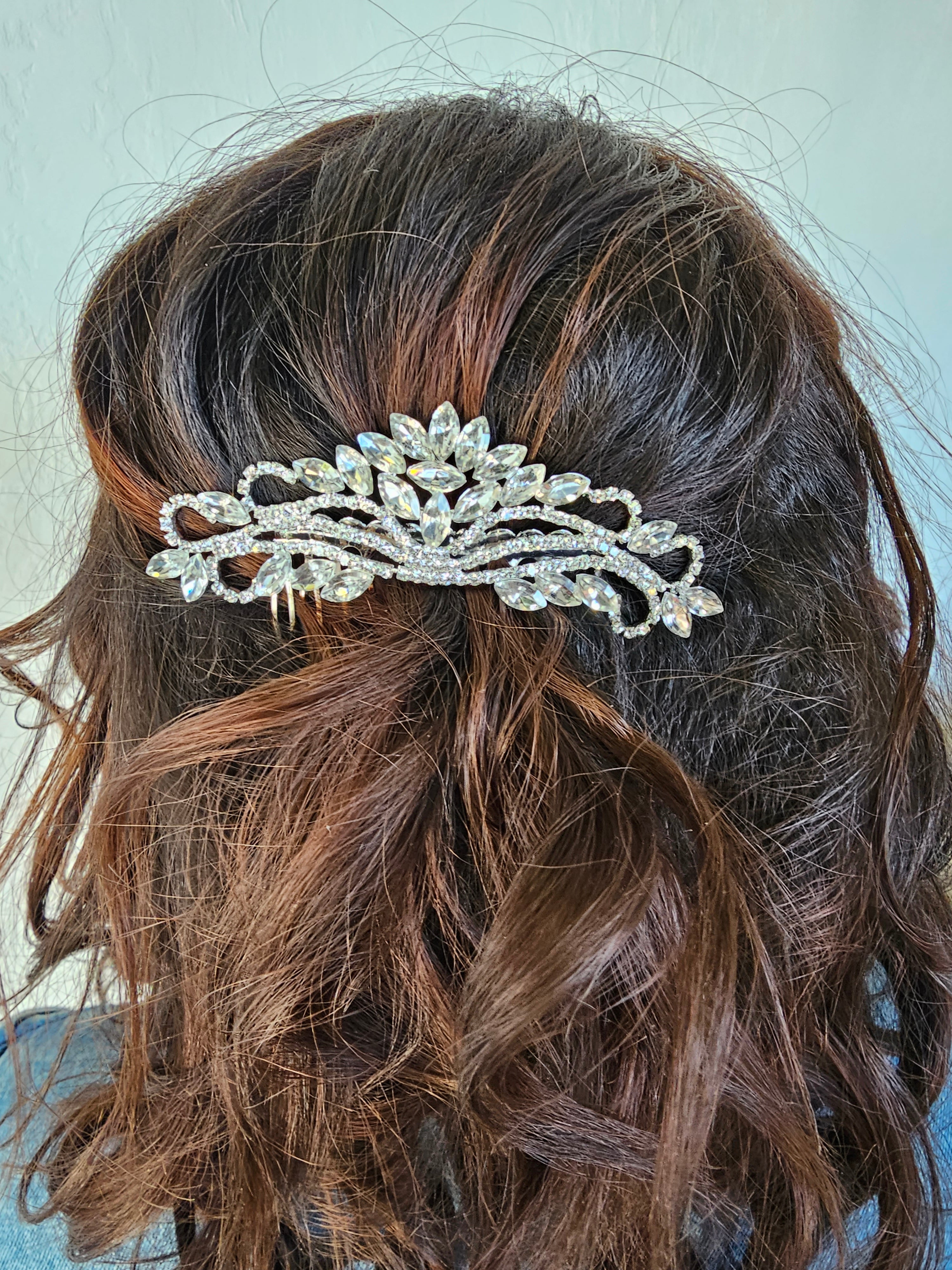 Rhinestone Hair Comb