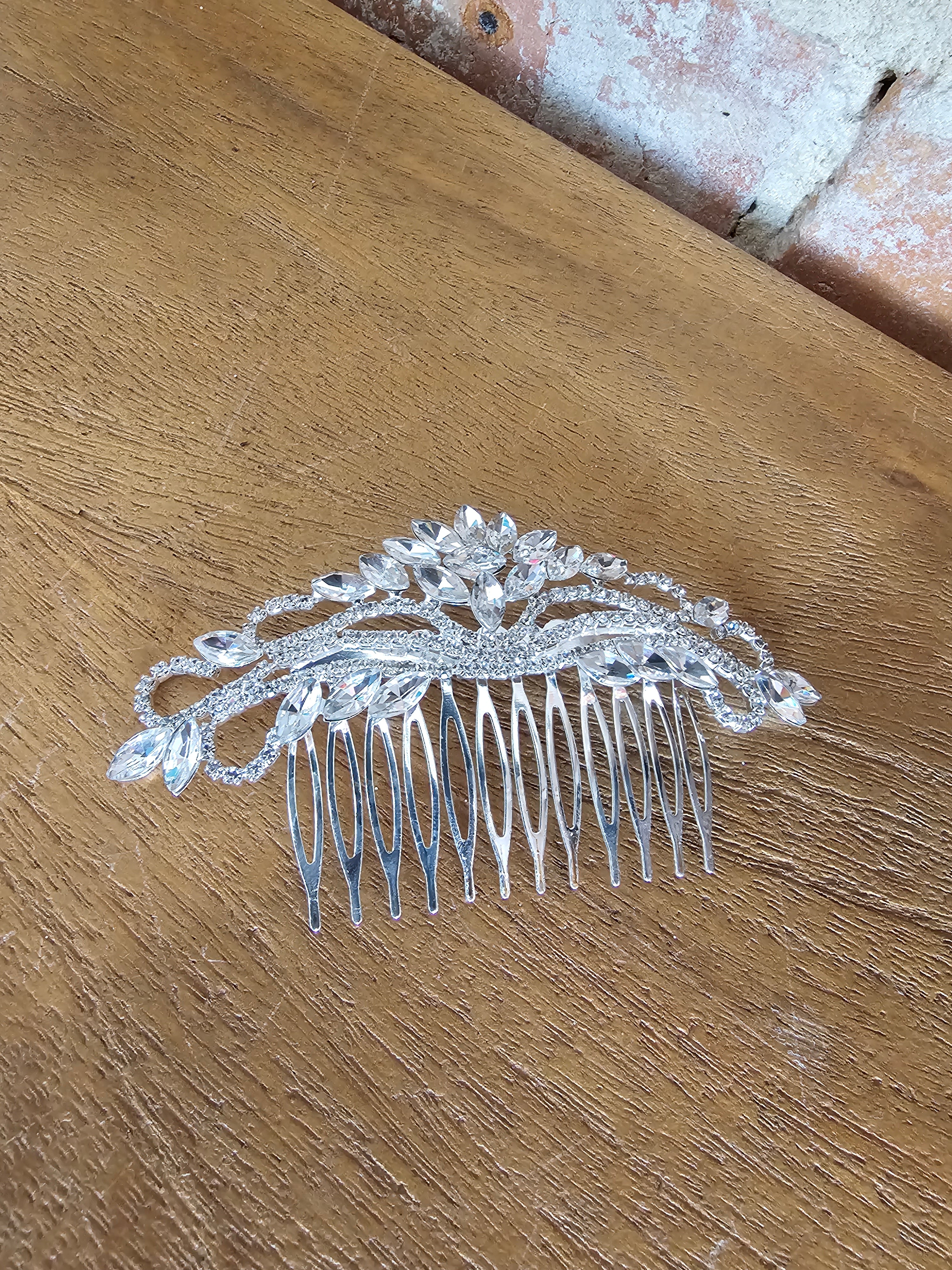 Rhinestone Hair Comb