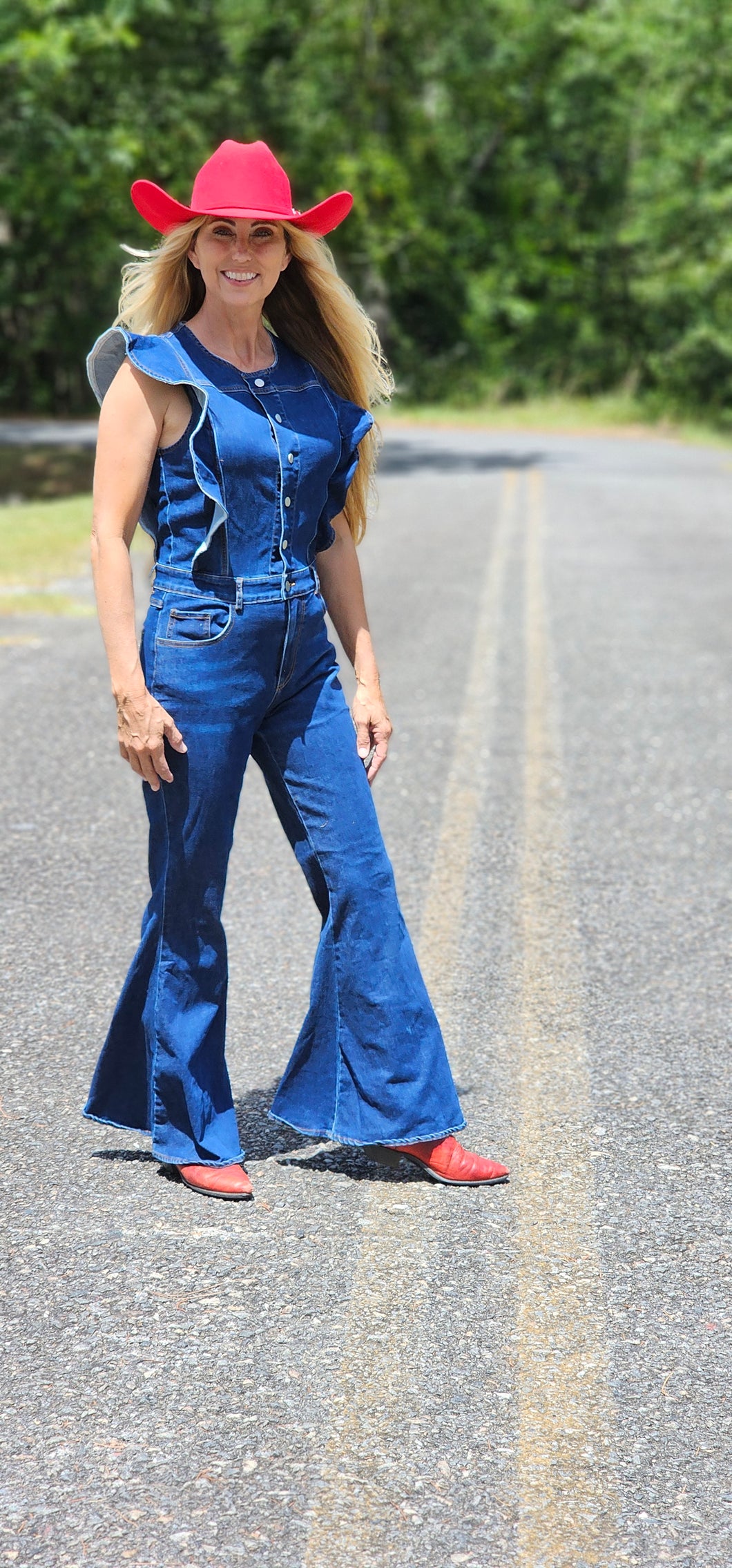 The Lincoln Denim Jumpsuit