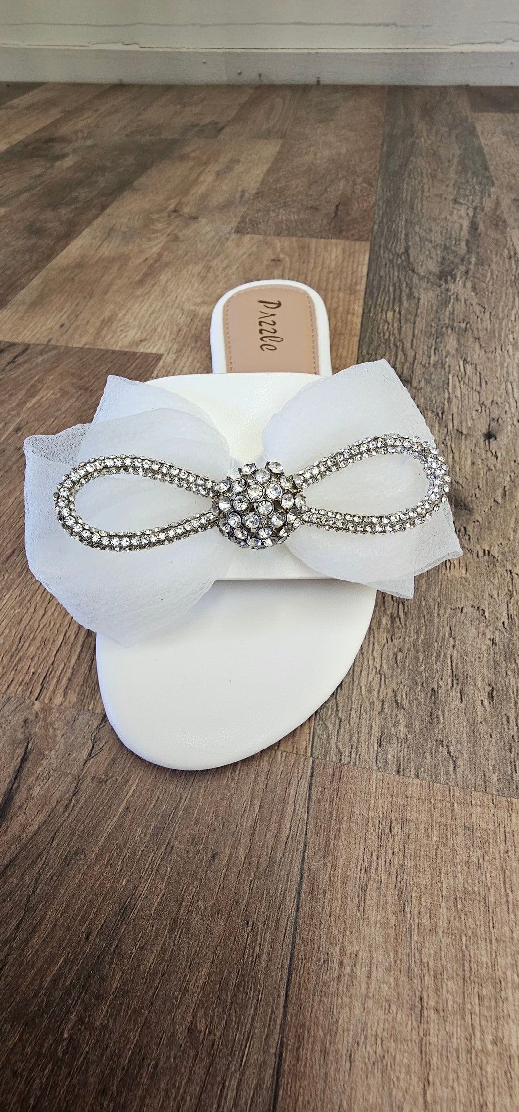 Daisy White Sandals