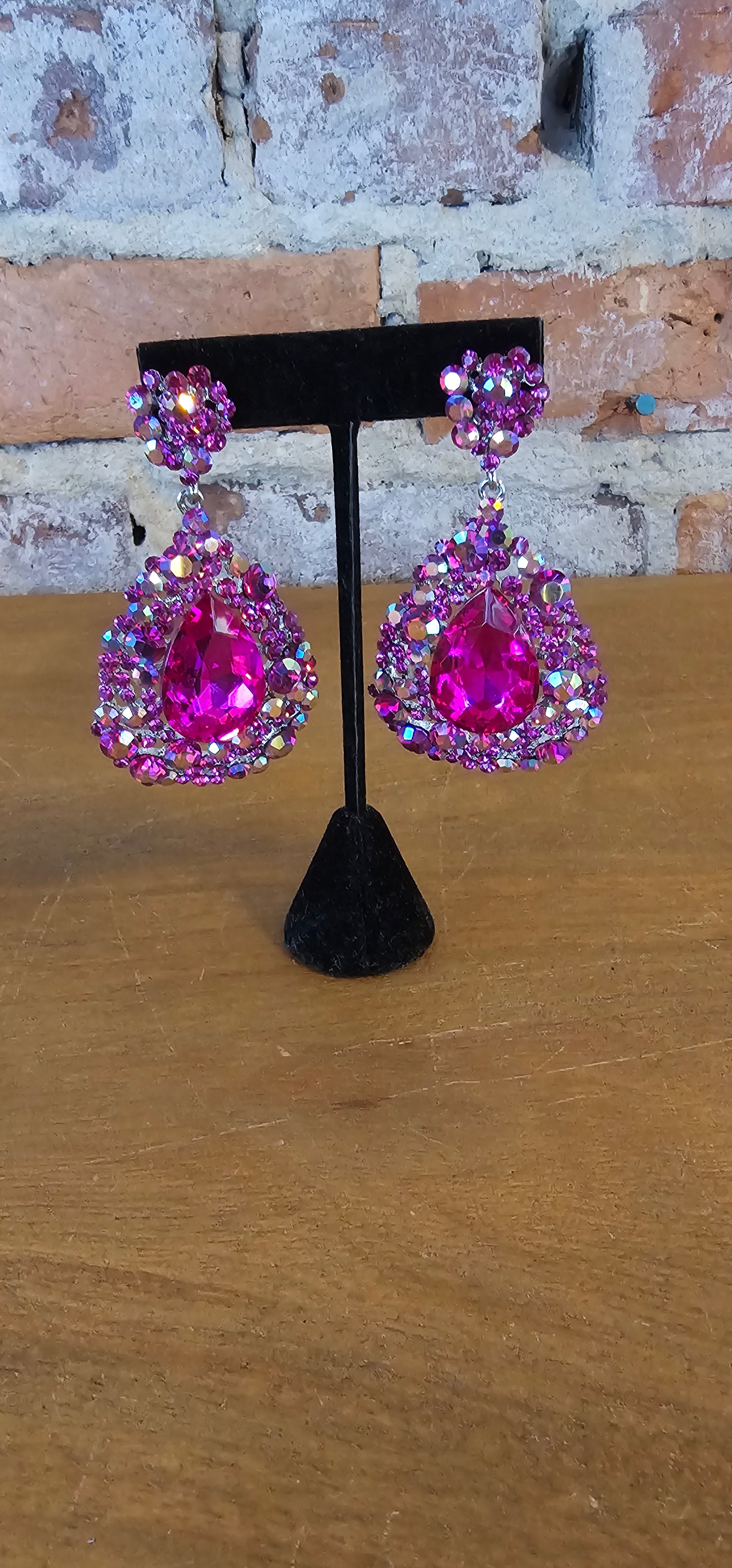 Teardrop Pageant Earrings