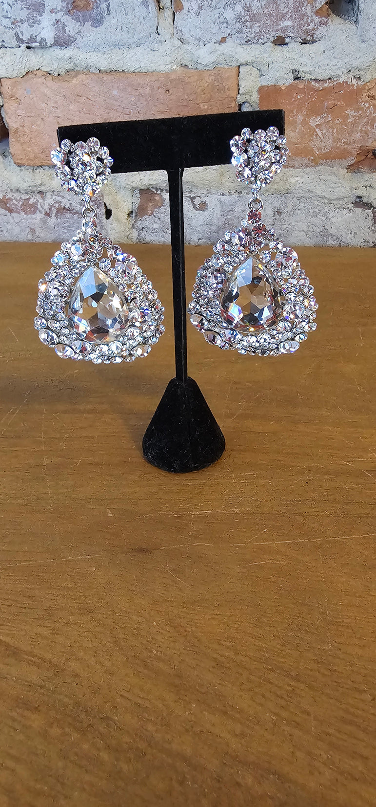 Teardrop Pageant Earrings