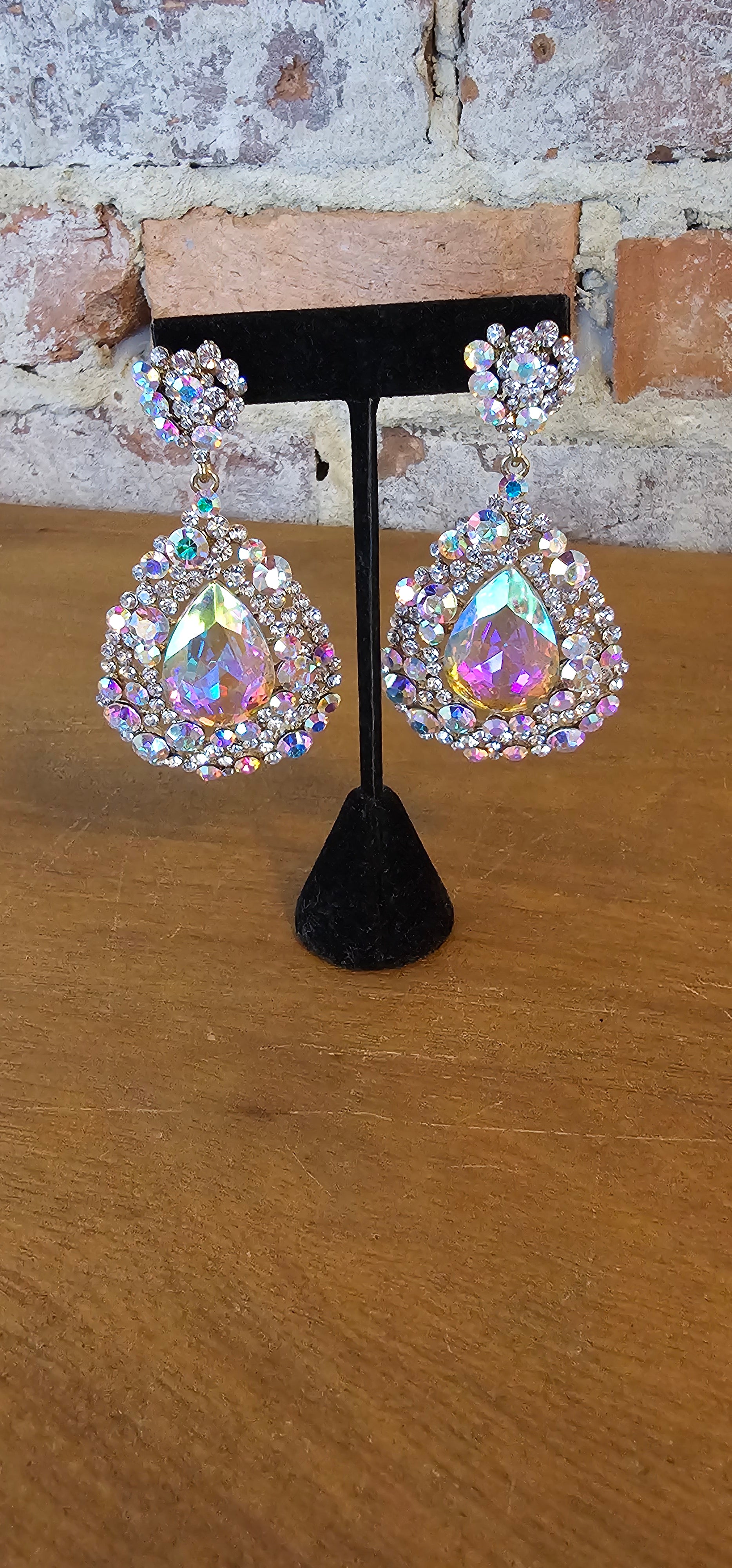 Teardrop Pageant Earrings