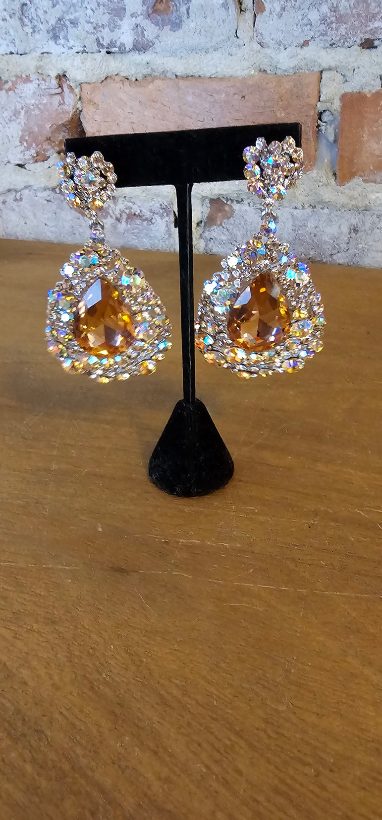 Teardrop Pageant Earrings