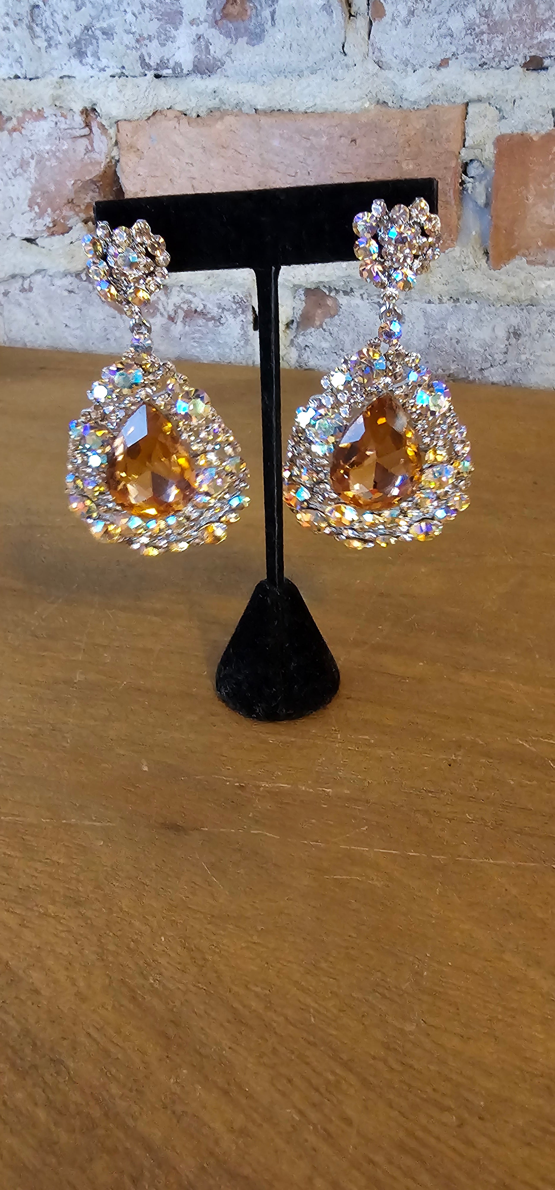 Teardrop Pageant Earrings