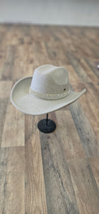 Rhinestone Cowboy Hat- Grey