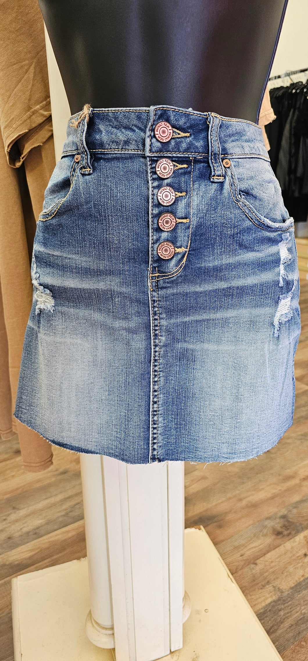 Jeans Mini Skirt