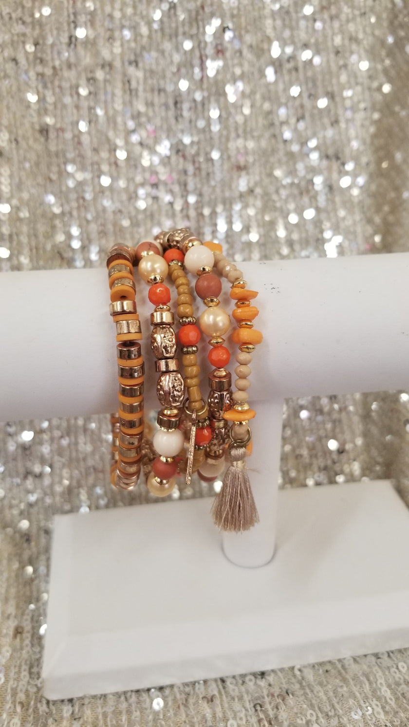 Boho Stack Bead Bracelet