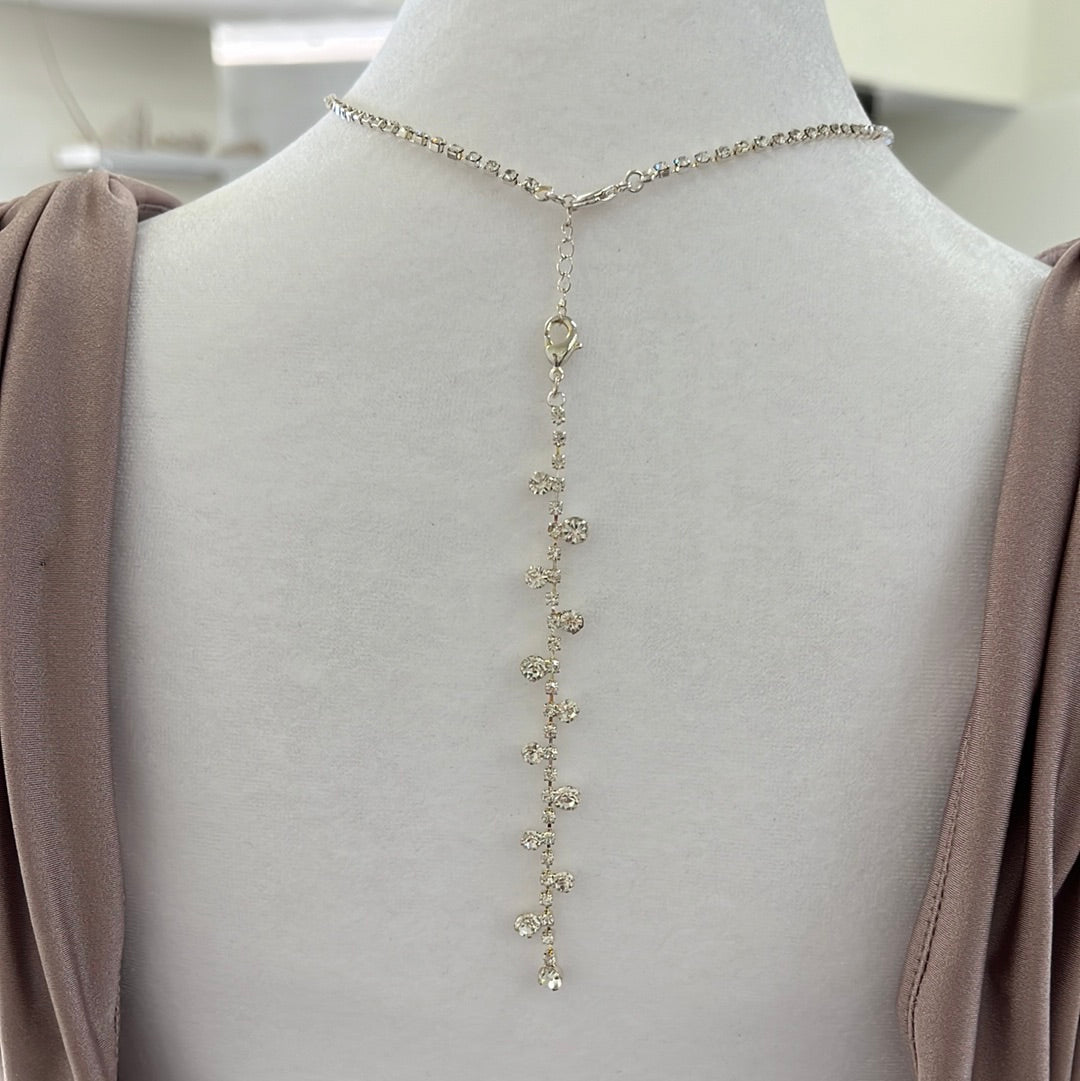 Crystal Drop Necklace