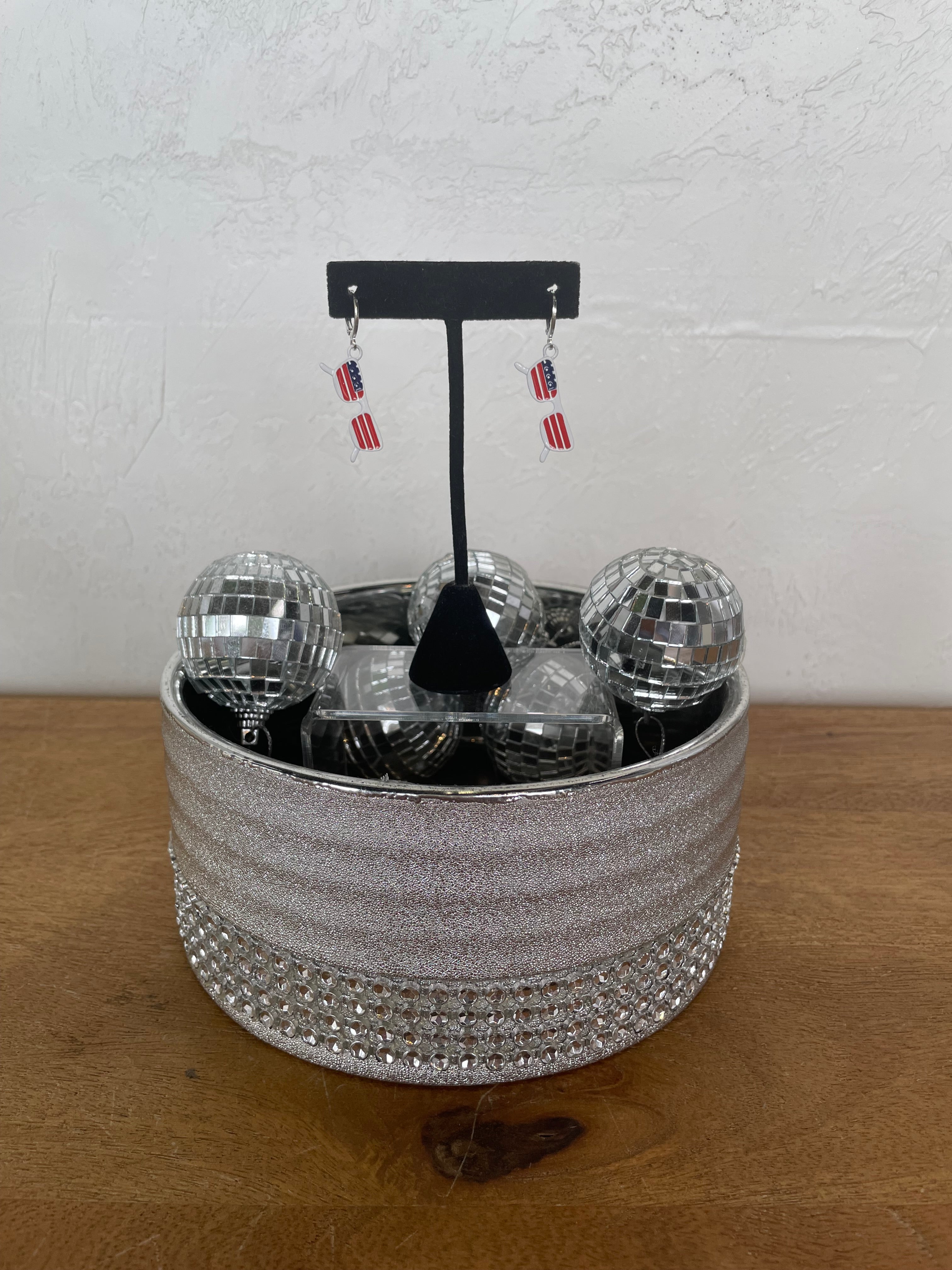 American Flag Sunglasses Earrings