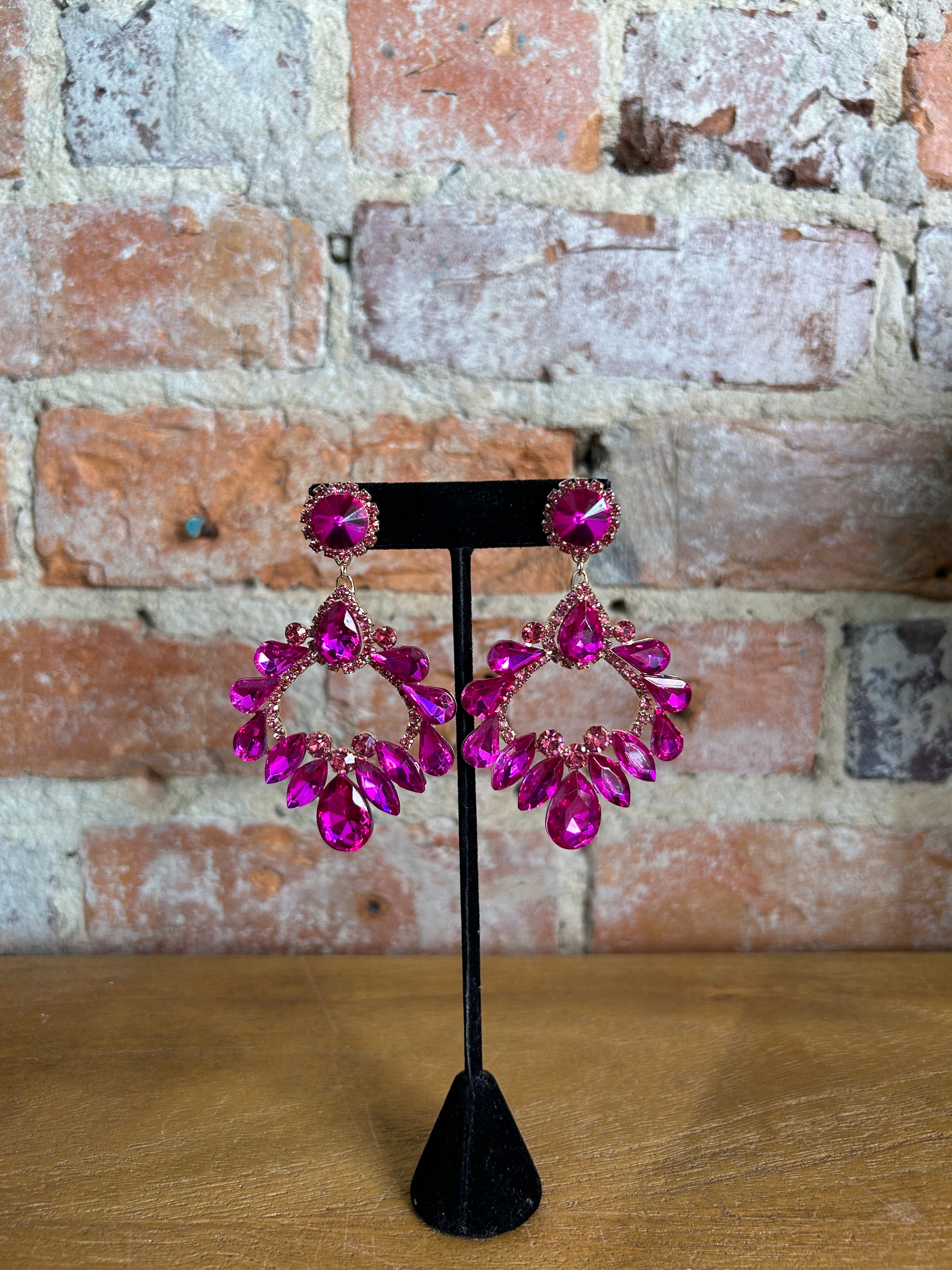 Large Multicolor Earrings ￼