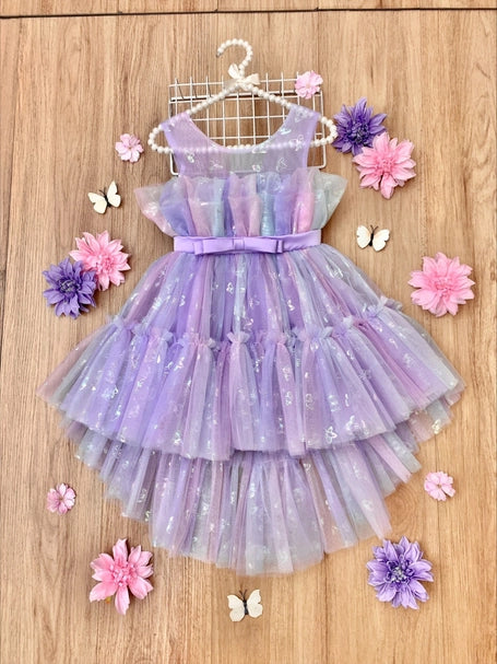 Sweetheart Fanned Dress