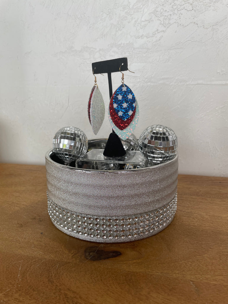 American Pride Layered Earrings