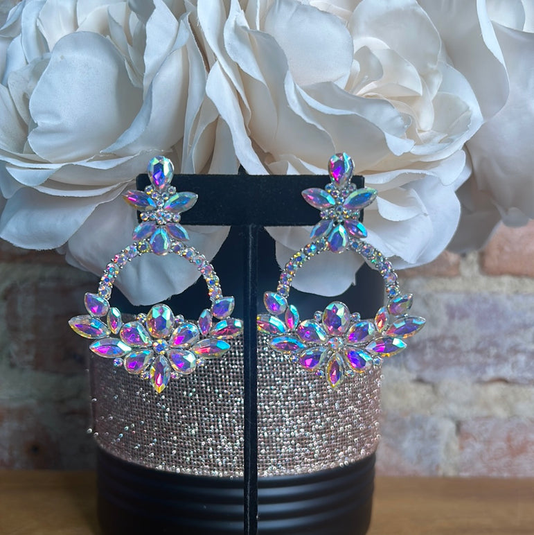 Iridescent Castle Earrings