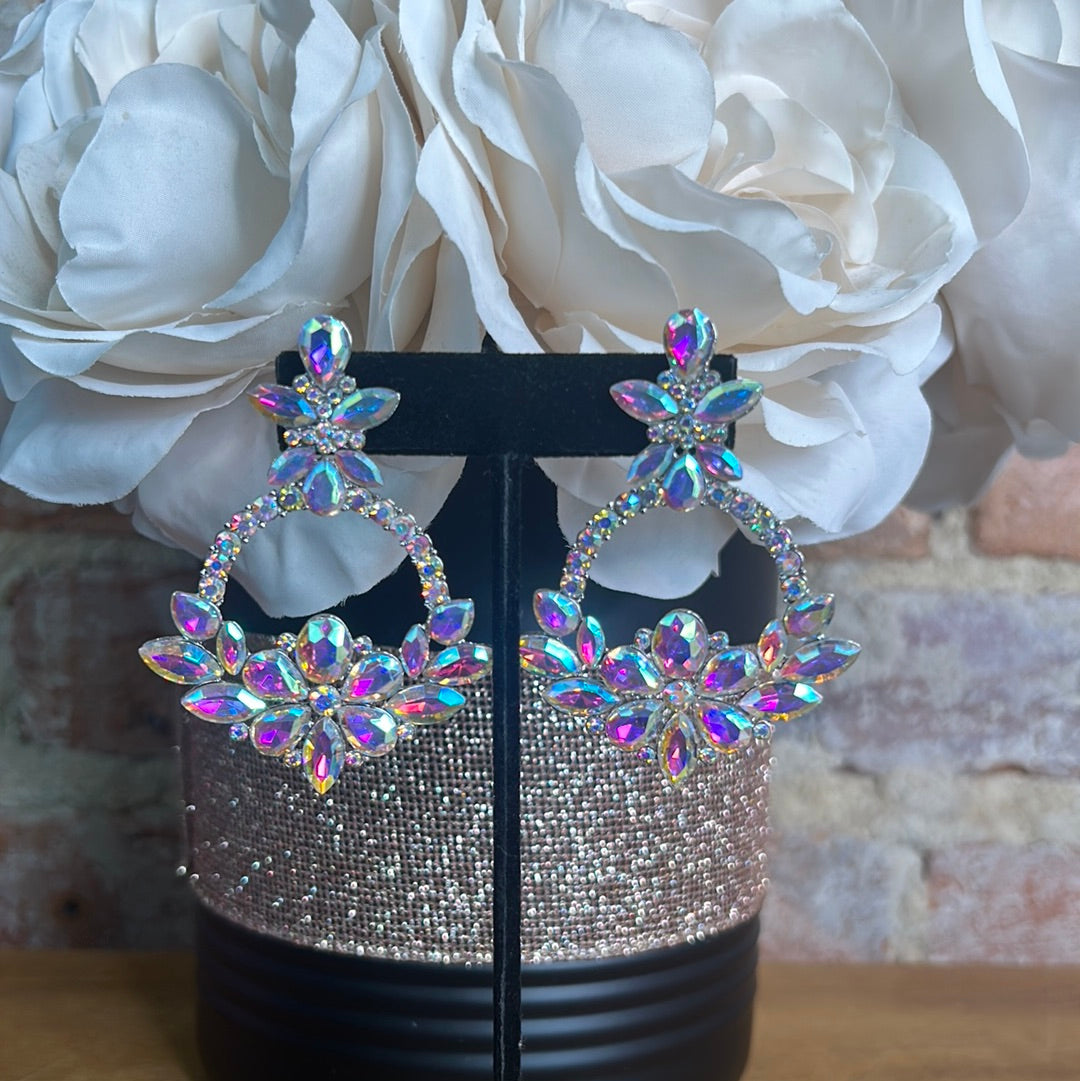 Iridescent Castle Earrings