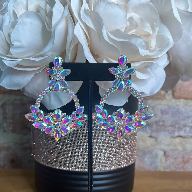 Iridescent Castle Earrings