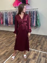 Load image into Gallery viewer, Satin Midi Dress