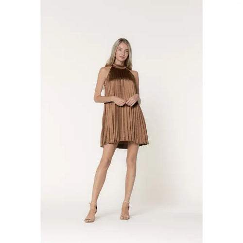 Golden Hour Pleated Mini